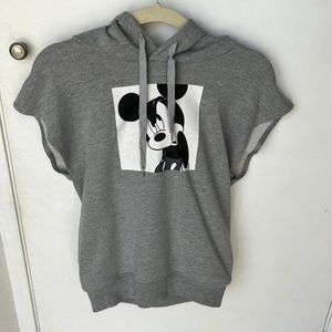 Disney Series Created by Moussy Cutoff Hooded Top